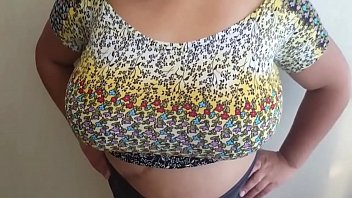 Cute and big tits haul and eating cum